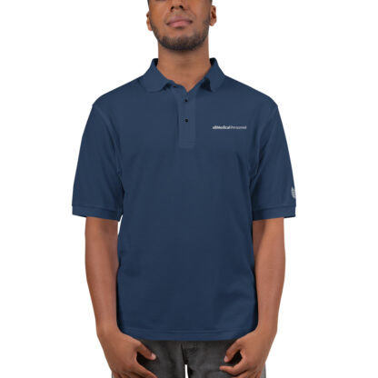 Men's Premium Dark Polo - Image 8