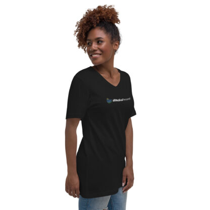 Unisex Short Sleeve V-Neck T-Shirt - Image 2