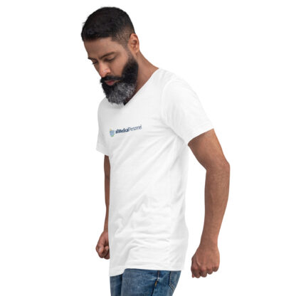 Unisex Short Sleeve V-Neck T-Shirt - Image 5