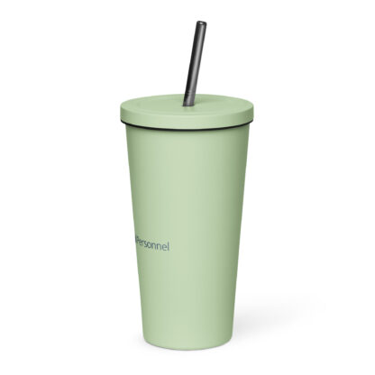 Insulated tumbler with a straw - Image 7