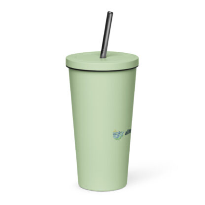 Insulated tumbler with a straw - Image 8