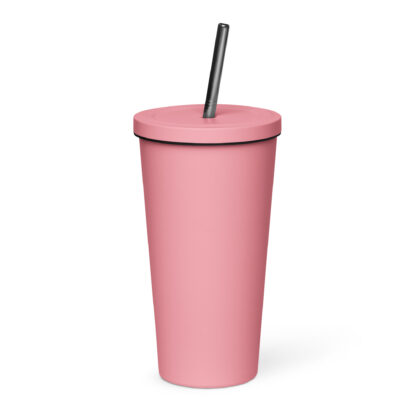 Insulated tumbler with a straw - Image 3