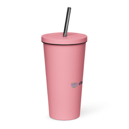 Insulated tumbler with a straw - Image 5