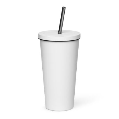 Insulated tumbler with a straw - Image 10