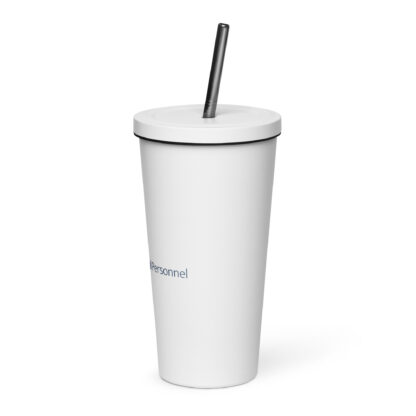 Insulated tumbler with a straw - Image 11