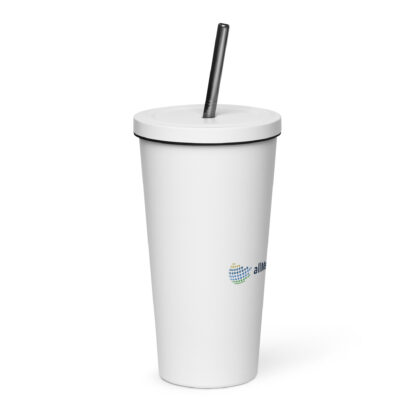 Insulated tumbler with a straw - Image 12